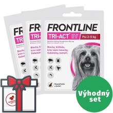 Frontline Tri-Act spot-on pro psy SET 3x XS (2-5 kg) 