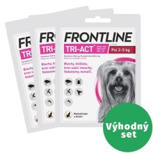 Frontline Tri-Act spot-on pro psy SET 3x XS (2-5 kg)