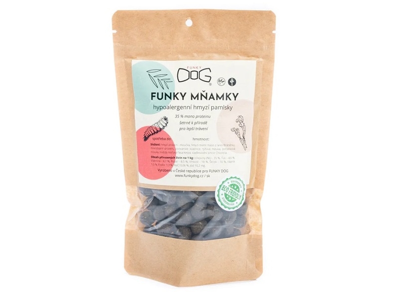 Funky Dog hypoalergenní hmyzí pamlsky 500 g