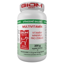 Giom multivitamín pro psy a kočky (prášek) 200 g