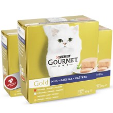 Gourmet Gold konzervy paštiky Multipack 8x 85 g