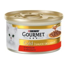 Gourmet Gold Sauce minifiletky s hovězím v omáčce 85 g