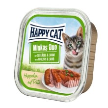 Happy Cat Minkas Duo drůbeží a jehněčí 100 g 