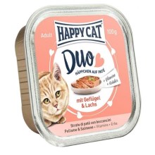 Happy Cat Minkas Duo drůbeží a losos 100 g 