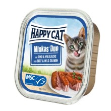 Happy Cat Minkas Duo hovězí a divoký losos 100 g