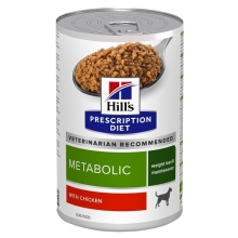 Hill's PD Canine Metabolic konzerva 370 g SET 9+3 ZDARMA