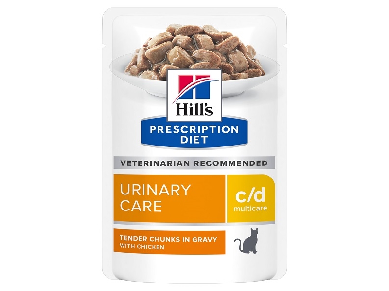 Hill's PD Feline c/d MultiCare kapsičky s kuřetem 12x 85 g