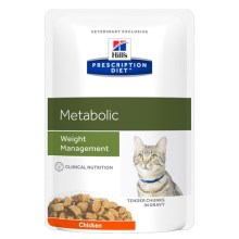 Hill's PD Feline Metabolic kapsička s kuřetem 12x 85 g