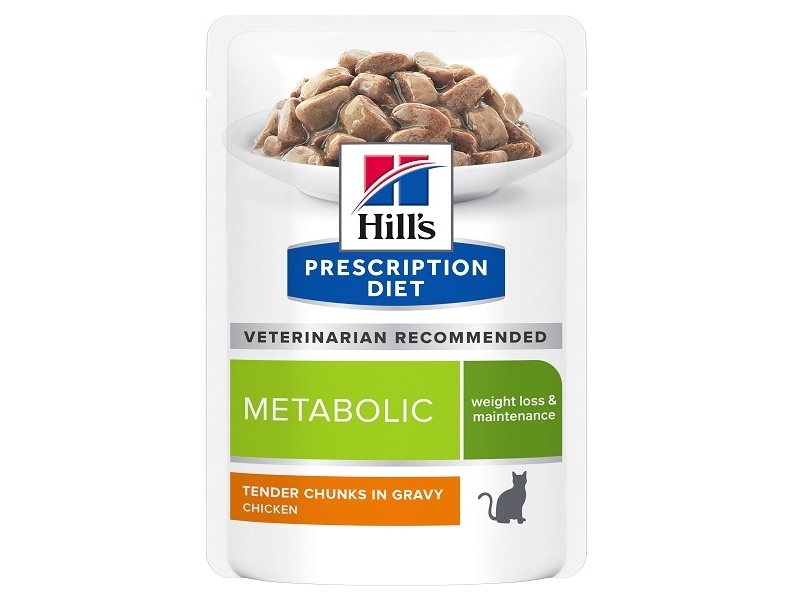 Hill's PD Feline Metabolic kapsičky 12x 85 g SET 2+1 ZDARMA