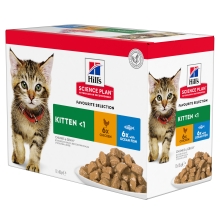 Hill's SP Cat Kitten Chicken & Ocean Fish kapsičky 12x 85 g