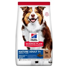 Hill's SP Dog Adult 7+ Mature Medium Lamb & Rice 14 kg