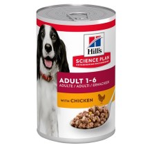 Hill's SP Dog Adult Chicken konzerva 370 g SET 9+3 ZDARMA