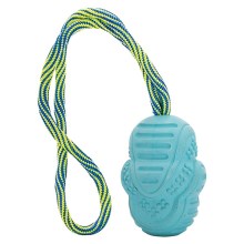Hip Hop tréninkový aport s vlákny z rýžových slupek na laně 30 cm Hip Hop tréninkový aport s vlákny z rýžových slupek na laně 30 cm