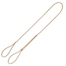 Hunter kožené výstavní kulaté vodítko béžové 4 mm Hunter kožené výstavní kulaté vodítko béžové 4 mm