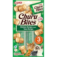 Inaba Churu Bites Cat Snack kuře a tuňák 3x 10 g