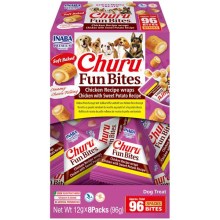 Inaba Churu Fun Bites Dog Snack kuře & batáty 8x 12 g