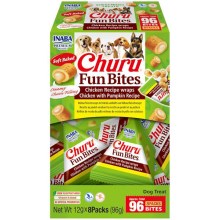 Inaba Churu Fun Bites Dog Snack kuře & dýně 8x 12 g