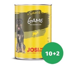 JosiDog Game in Sauce 415 g SET 10+2 ZDARMA