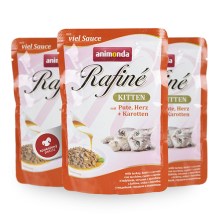 Kapsička Animonda Rafine Soupe Kitten krůtí, srdce a mrkev 100 g Kapsička Animonda Rafine Soupe Kitten krůtí, srdce a mrkev 100 g