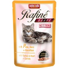 Kapsička Animonda Rafine Soupe Kitten krůtí, srdce a mrkev 100 g Kapsička Animonda Rafine Soupe Kitten krůtí, srdce a mrkev 100 g