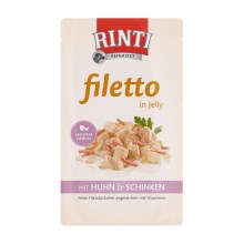 Kapsička Rinti Filetto kuře+šunka v želé 125 g Kapsička Rinti Filetto kuře+šunka v želé 125 g