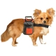 Karlie reflexní batoh pro psy zeleno-oranžový vel. M