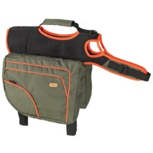 Karlie reflexní batoh pro psy zeleno-oranžový vel. XL