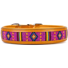 Kay-line kožený obojek African Sun vel. 55 (40-47 cm)