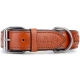 Kay-line kožený obojek Cognac vel. 60 (45-52 cm)