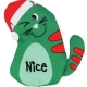 Kong Cat vánoční hračka pro kočky postavička s catnipem MIX druhů ARCHIV