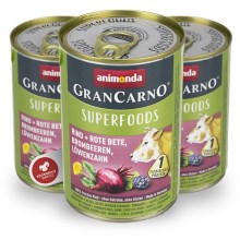 Konzerva Animonda GranCarno Superfoods hovězí a červená řepa 400 g