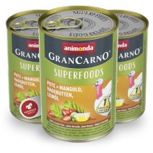 Konzerva Animonda GranCarno Superfoods krůta a lněný olej 400 g