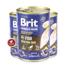 Konzerva Brit Premium by Nature Fish & Fish Skin 400 g