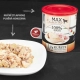 Konzerva Max Deluxe 1/2 kuřete s kachními srdci 800 g