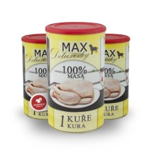 Konzerva Max Deluxe 1 kuře SET 5x 1200 g