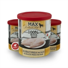 Konzerva Max Deluxe Kuřecí prsa bez kosti 800 g