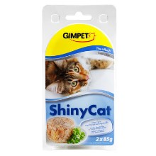 Konzerva Shiny Cat tuňák+kuře 2 x 70 g Konzerva Shiny Cat tuňák+kuře 2 x 70 g