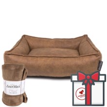 Lex&Max pelech pro psa Alaska hnědý 90 cm