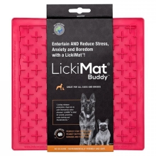 LickiMat Buddy lízací podložka růžová 20 cm