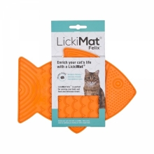 LickiMat Felix lízací podložka oranžová 22 cm ARCHIV