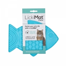 LickiMat Felix lízací podložka tyrkysová 22 cm