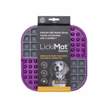 LickiMat Slomo lízací podložka fialová 20 cm