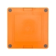 LickiMat Tuff Soother lízací podložka oranžová 20 cm