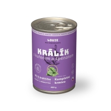 Louie konzerva králík s kuřecím a se špenátem 400 g