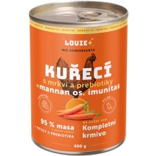 Louie konzerva kuřecí s mrkví a prebiotiky 400 g