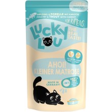 Lucky Lou Lifestage Kitten kapsička s drůbežím a pstruhem 125 g