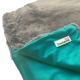 Luxusní měkká deka Doodlebone tyrkysová 150 cm ARCHIV
