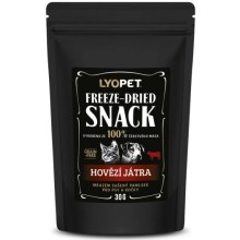 Lyopet Freeze-Dried Snack Beef Liver 30 g SET 3+1 ZDARMA