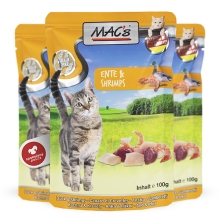 Mac's Cat kapsička kachna a krevety 100 g