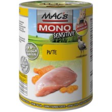 Mac's Cat konzerva Mono Sensitive krůta a mrkev 200 g Mac's Cat konzerva Mono Sensitive krůta a mrkev 200 g